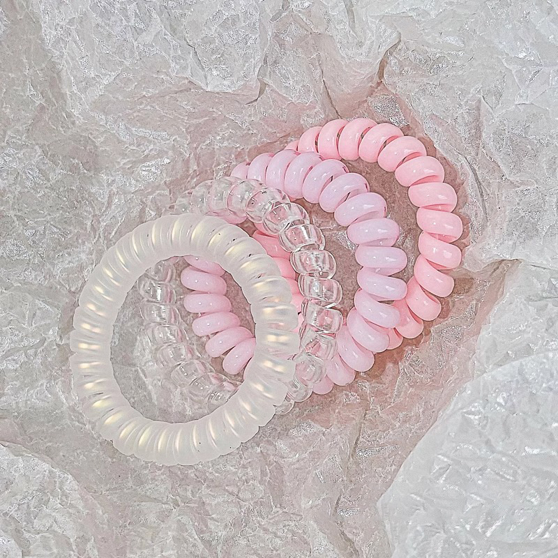 Línea telefónica bucle de cabello red 2025 nuevo cabello atado correa de cabello sin marcas cuerdas de cabello de alta sensación coreana bucle de cabello tocado