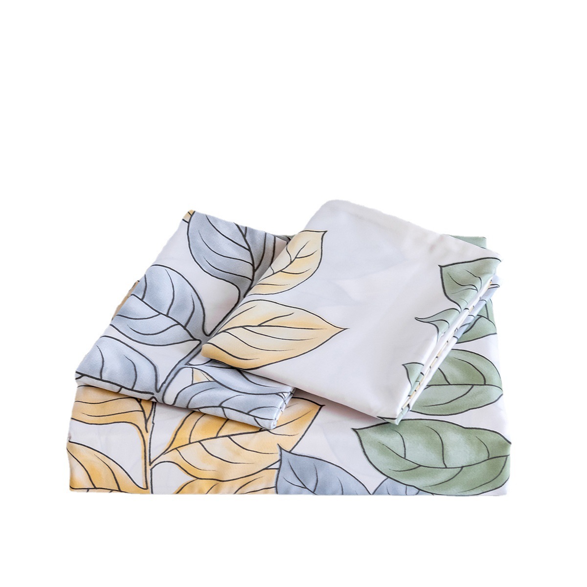 外贸家纺床上用品三件套件 磨毛印花亚马逊热销欧美尺寸被套套件