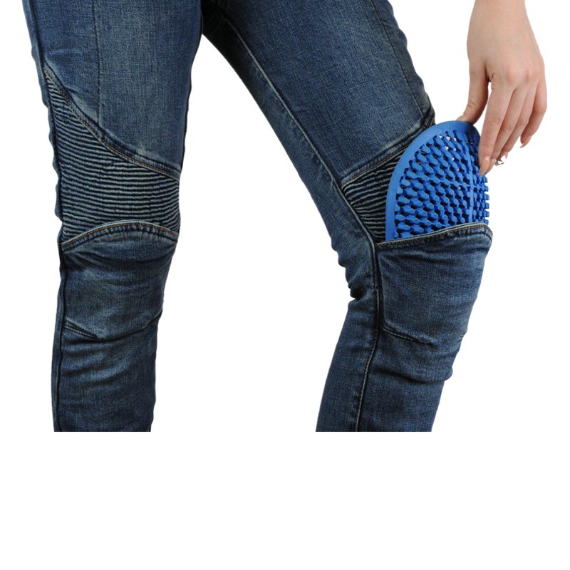 LOONG BIKER moto jeans Mujer Caballero resistente a la caída de la motocicleta pantalones de montar resistente a la rotura Kevlar resistente al desgaste