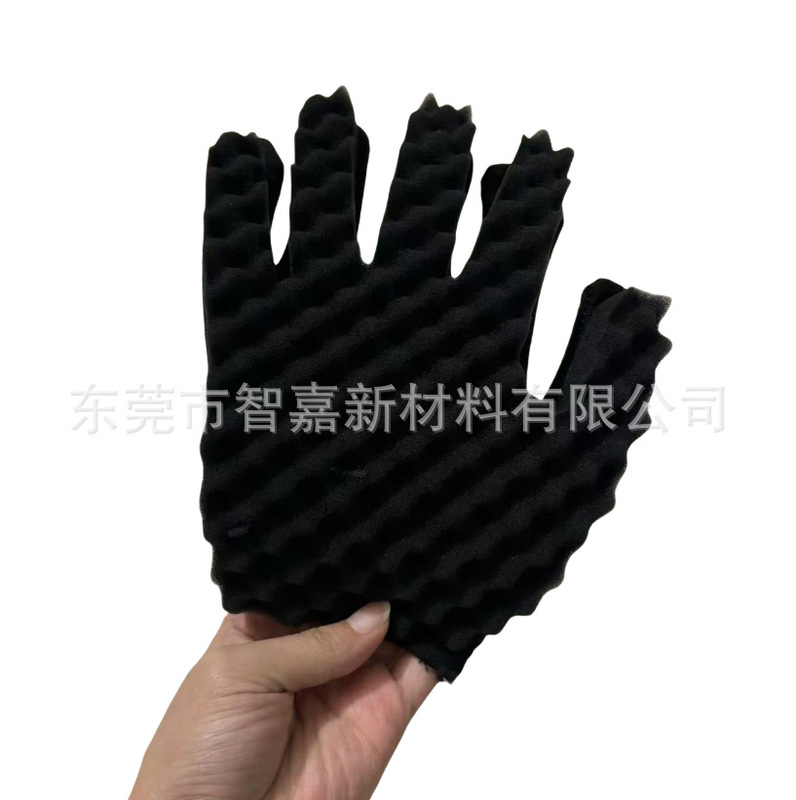 スポット卸売黒髪パーマスポンジ楕円形小穴カーリング大穴理髪スポンジ工場期間限定プロモーション|undefined