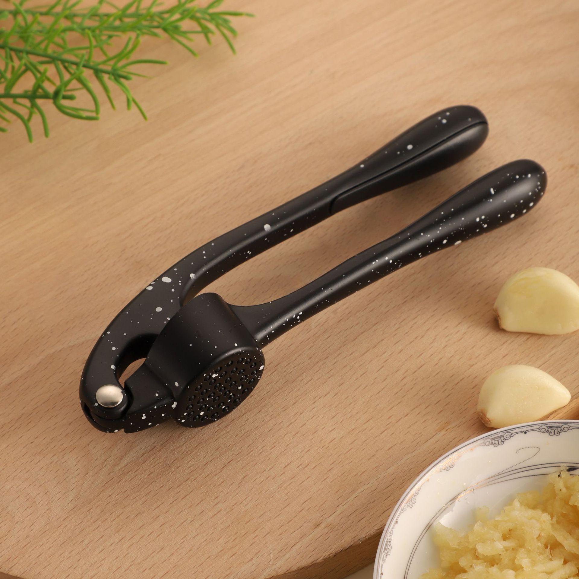 Artefacto de prensa de ajo de puré transfronterizo, cocina