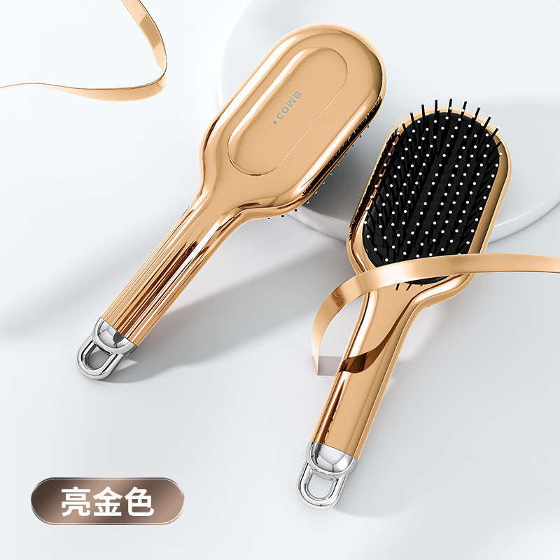 气垫按摩梳子女士专用长卷发家用头皮头部经络梳发带清洁爪气囊梳|undefined