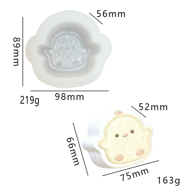 卡通捏捏模具DIY解压仿真食玩耐高温硅胶模烘焙慕斯蛋糕创意模具|undefined