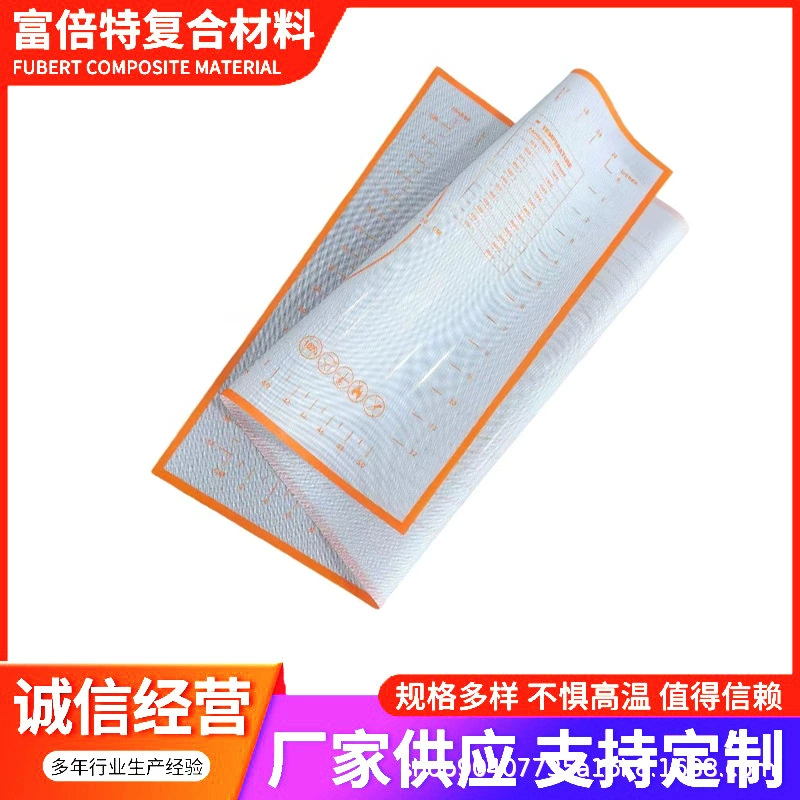 40*60cm Amazon для домашнего использования оранжевая раскатка силиконовая доска для разминки silicone pastry mat