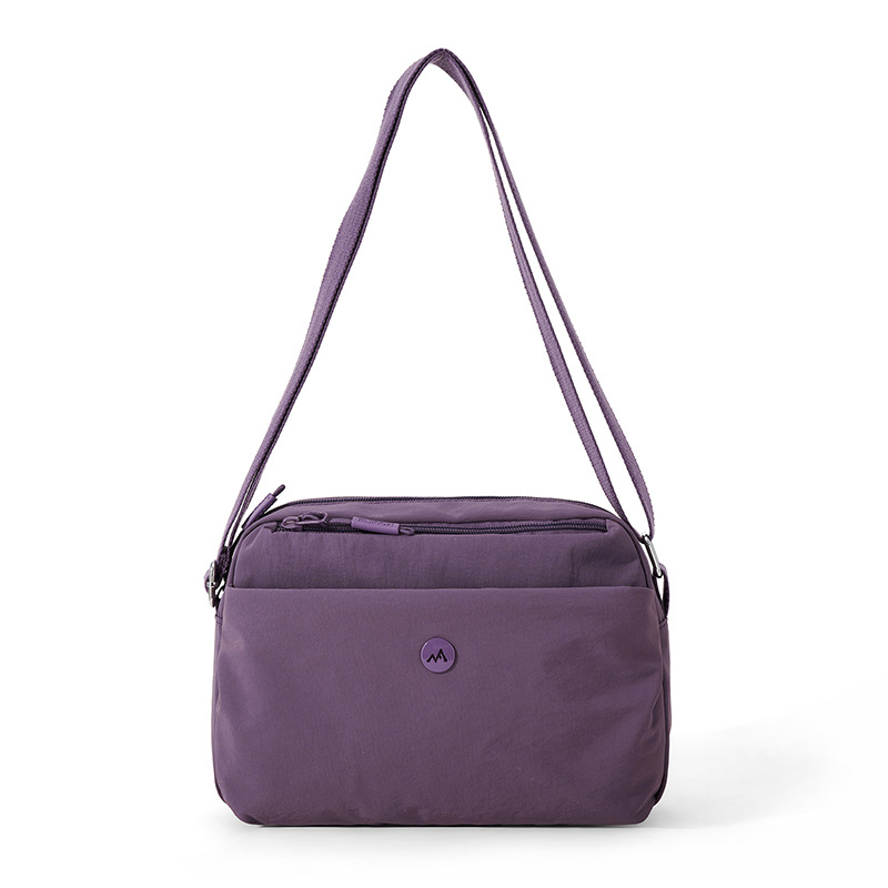 2026 primavera nueva simple bolso de tela de nylon versátil bolso de mochila de comercio exterior transfronterizo bolso de hombro de mujer ligero multicapa