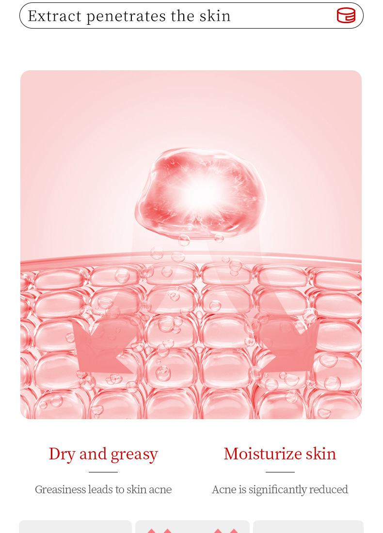 English SADOER Pomegranate Soothing Moisturizing Gel Moisturizing Face Cream Cross Border Foreign Trade_voghion.com