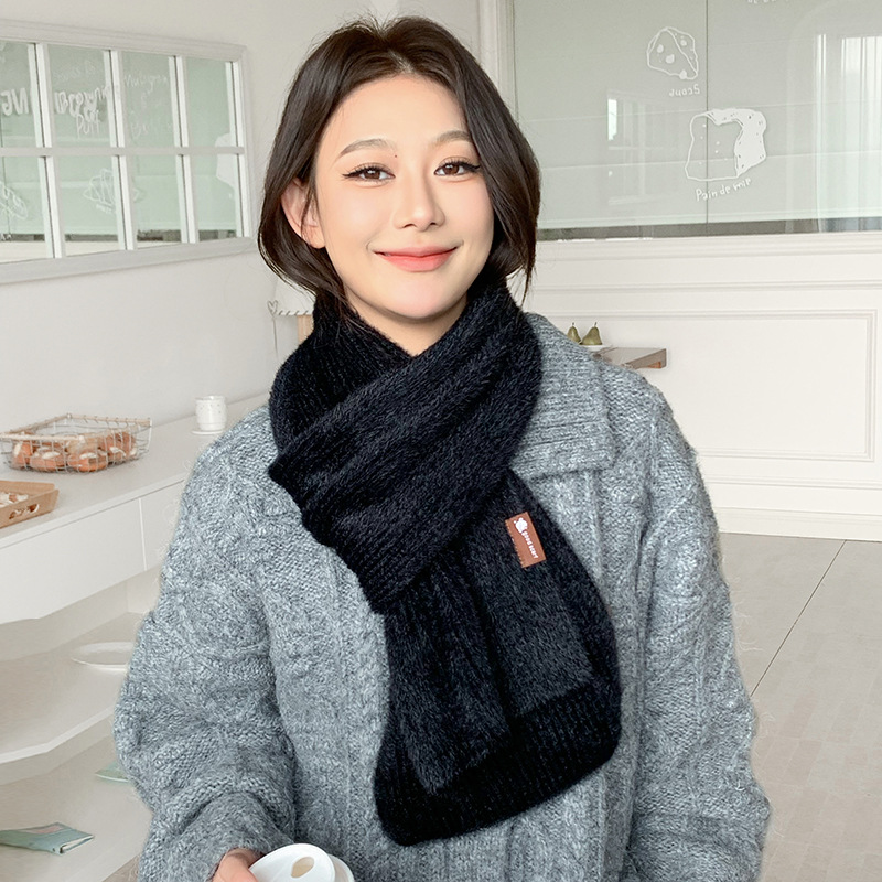 물고기 가을 겨울 목도리 한국계 분위기감 순색 가볍고 고급스러운 느낌 여