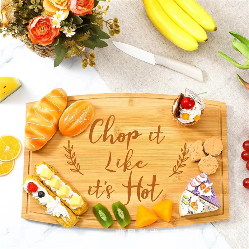 Поднос из бамбукового дерева на кухне с фруктовым подносом для послеобеденного чая Десерт для напитков Поднос с сыром и сыром для западного ресторана