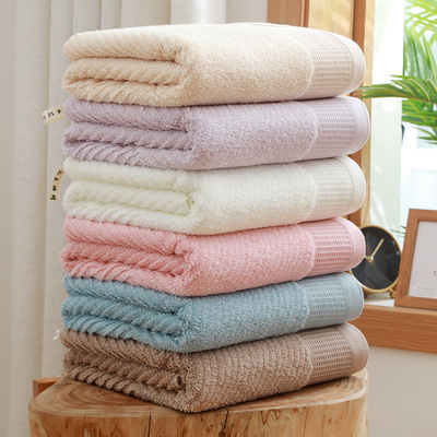 thickening Cotton Bath towel soft water uptake household dormitory welfare advertisement customized LOGO OEM Net sales On behalf of