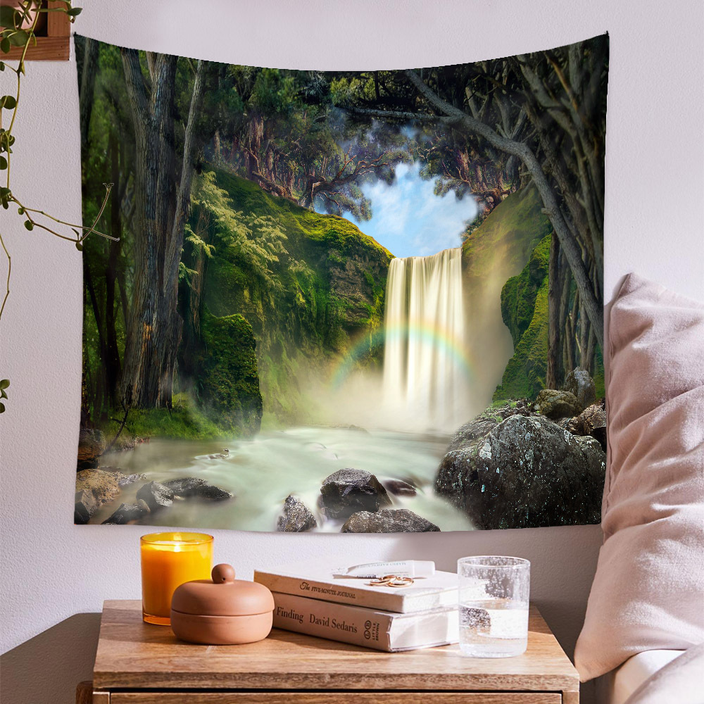 Bohemian Scenery Painting Wall Decoration Cloth Tapestry Wholesale Nihaojewelry display picture 22