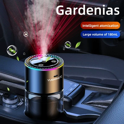 Car Perfume Aromatherapy, Car Fragrance High-End Starry - 556-large-capacity-english-version-starry-sky-top-aromatherapy-machine-gardenia-fragrance