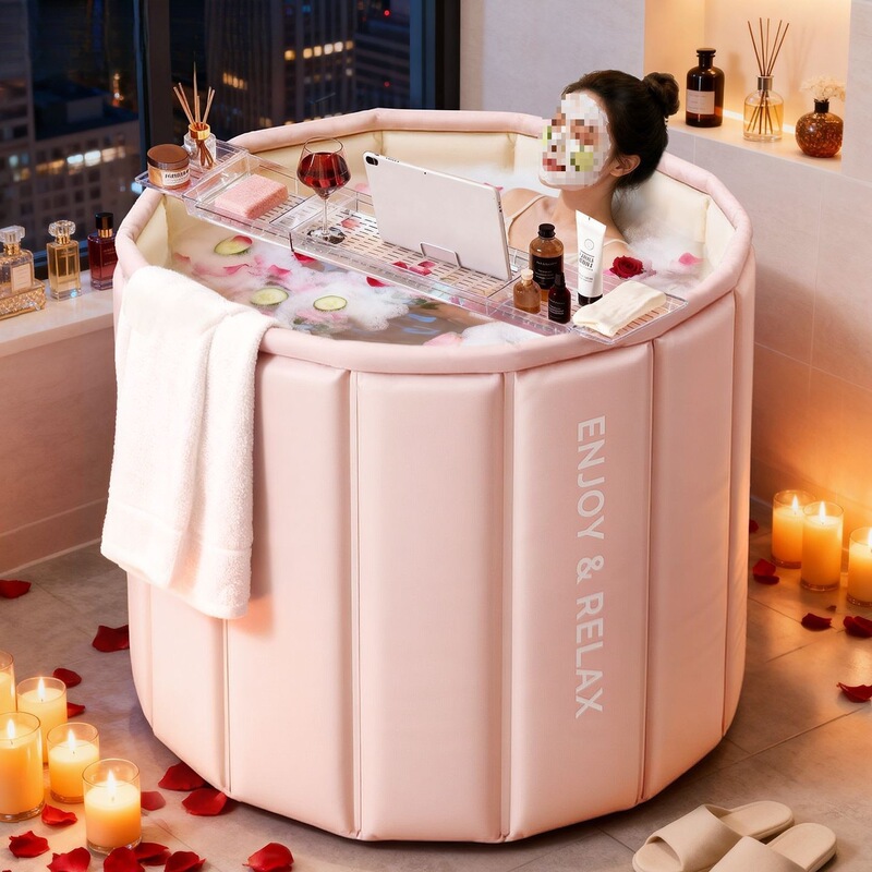 Folding Bath Tub for Adults, No-Installation Bathtub, Full-Body Bathing Tub, Children's Bath Basin, Thickened Bath Tub Folding Bath Tub for Adults, No-Installation Bathtub, Full-Body Bathing Tub, Children's Bath Basin, Thickened Bath Tub