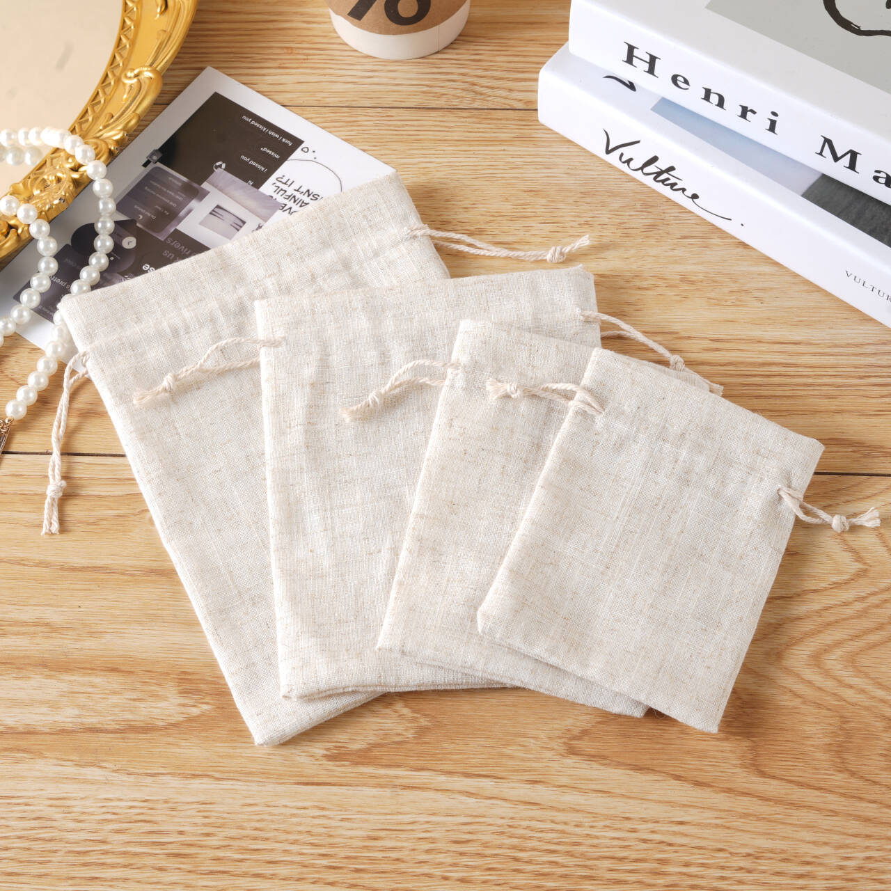 1 Piece Cloth Simple Style Classic Style Casual Daily Solid Color Jewelry Packaging Bags display picture 2