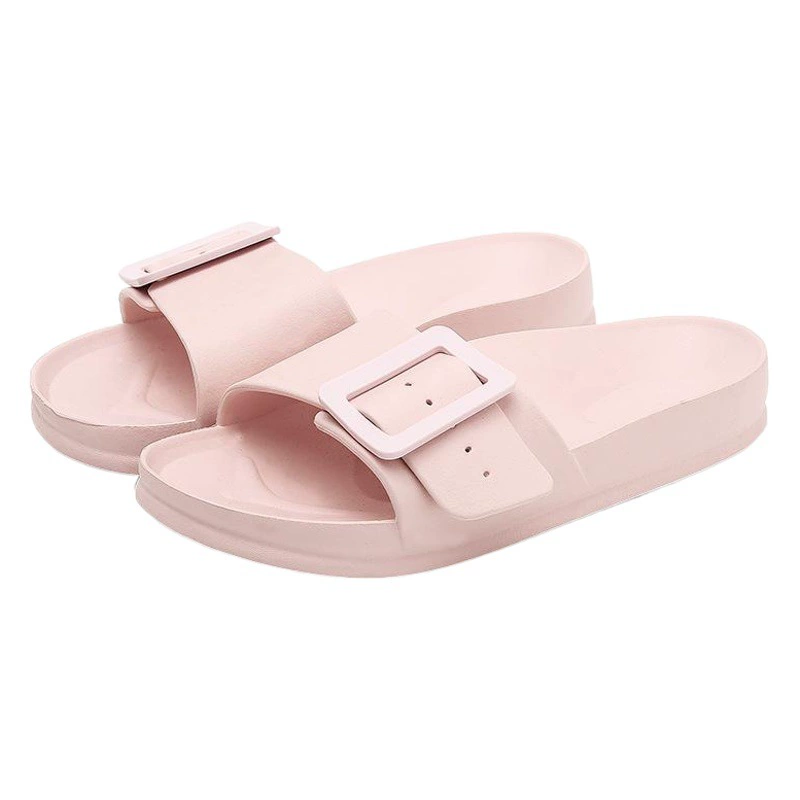 Новые женские тапочки корейские модные сандалии носят чистые красные удобные сандалии для домашнего отдыха с мягким дном одним словом