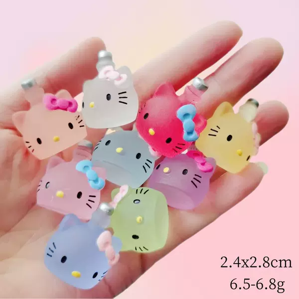 Cat head perfume bottle mixed color