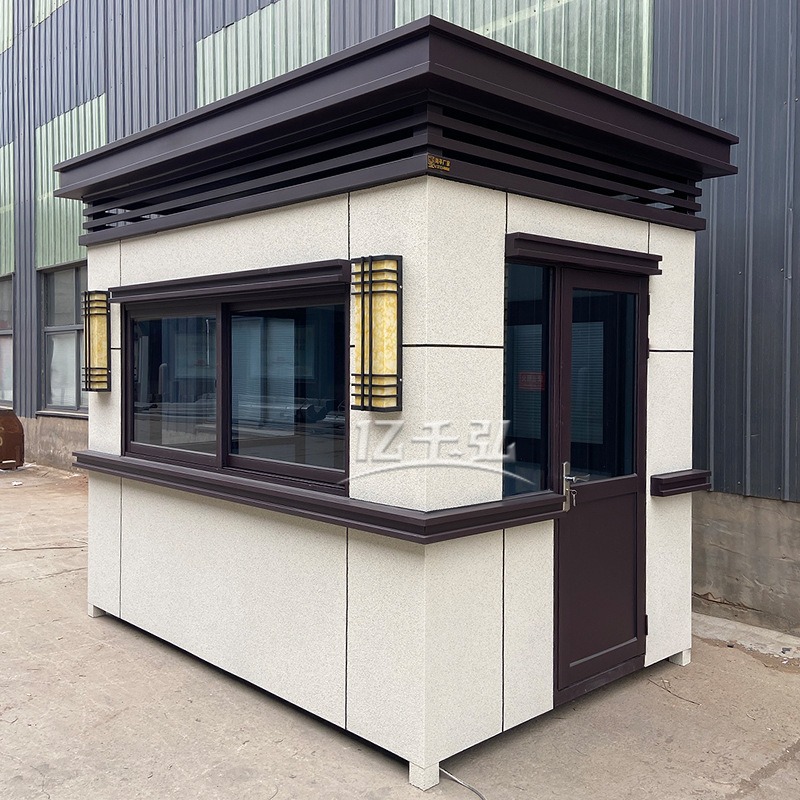 Пост охраны Soling из оцинкованной стали с отделкой под камень