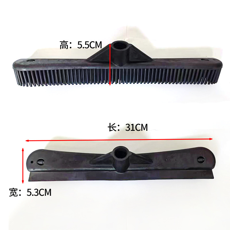 Dobles secciones telescópicas para limpiar y eliminar la pelo de la escobilla de alfombra de piso sin lavado a mano de la pelo de perro depilación de mascotas