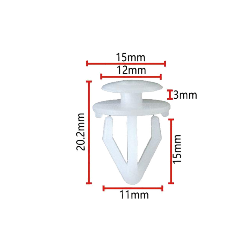 Adecuado para Ford carnaval Fox ganar Mondeo coche inferior placa de la Guardia tira parachoques clip hebilla D94