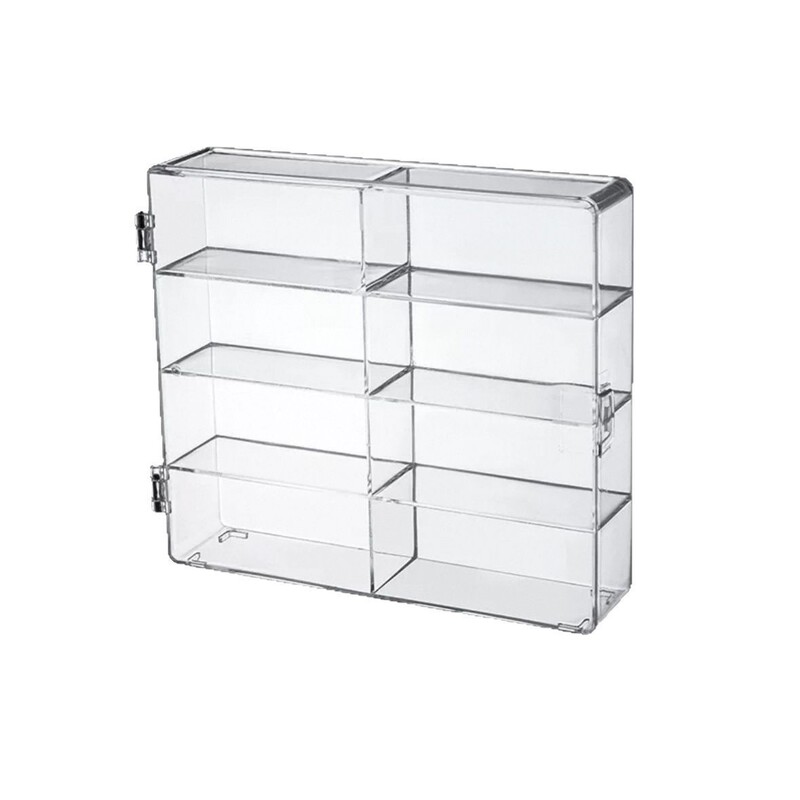卸売透明デスクトップ防塵かわいい収納ボックス人形ディスプレイスタンド多層装飾品分割アクリル収納ボックス|undefined