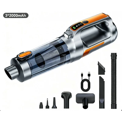 for Car and Home Use, Tozsoranlar - lb-126-brushless-vacuum-cleaner-small-floor-brush-black-silver-orange-decorative-parts-111v