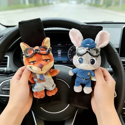 Nick, Cute Cartoon Couple – Seat belt shoulder pad