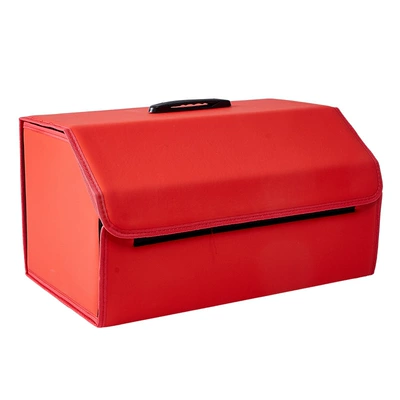 car storage box car | Car storage bag/box - red-top-handle-large