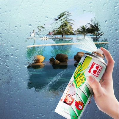 Automotive glass defogging agent glass, anti-fog spray for car