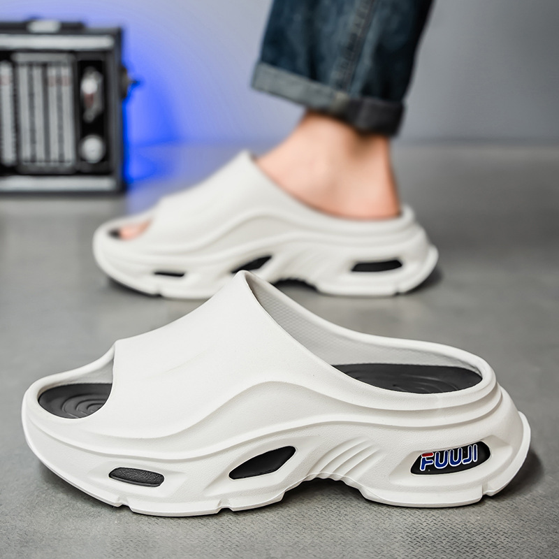 Pantuflas para hombre 2025 nuevo estilo de verano para caminar sobre la mierda, deportes y ocio, vadear en la playa, sandalias y zapatillas para hombre