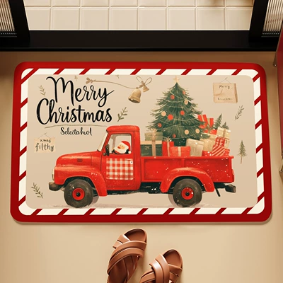Stain-Resistant Entrance Door Mat, Avtomobil döşəmə paspasları - gift-winter-collection-4060cm-new-diatom-mud