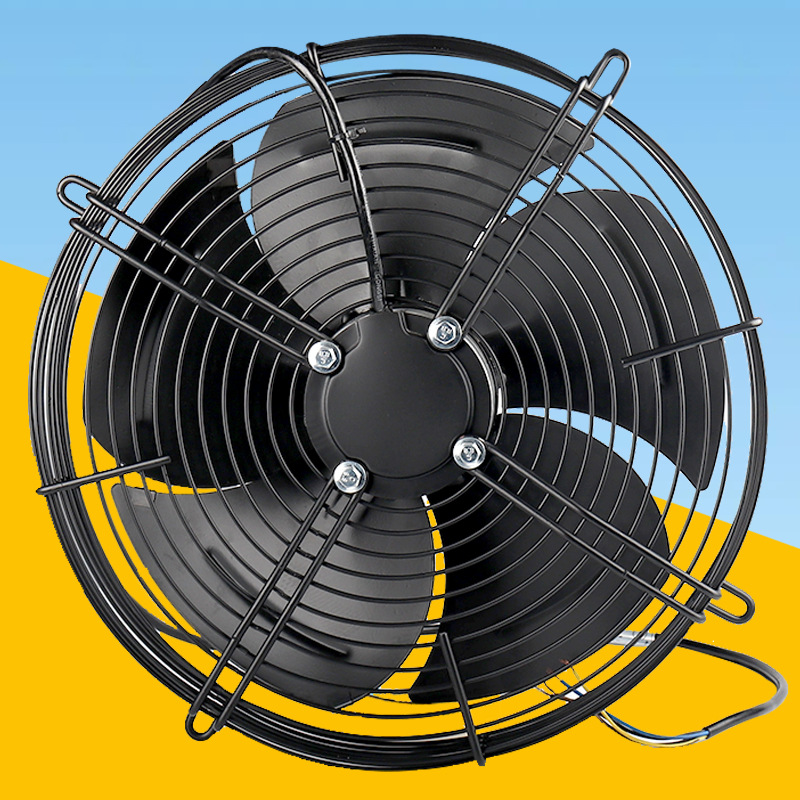 Ventilador de flujo axial rotor externo 380v silencioso gran volumen de aire refrigerador compresor de aire disipación de calor 220v ventilador de escape industrial