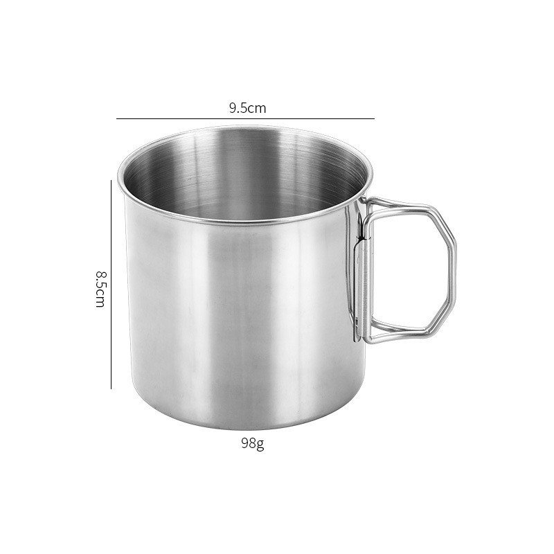 304ステンレス折りたたみ水カップスポット屋外キャンプポータブルカップ登山カップ旅行キャンプカップ|undefined