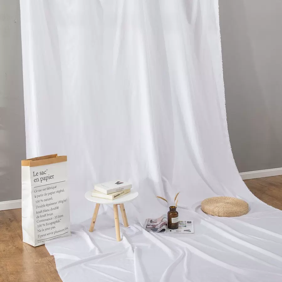 白色背景布ins风纯色拍摄道具产品拍摄背景布儿童摄影背景装饰布