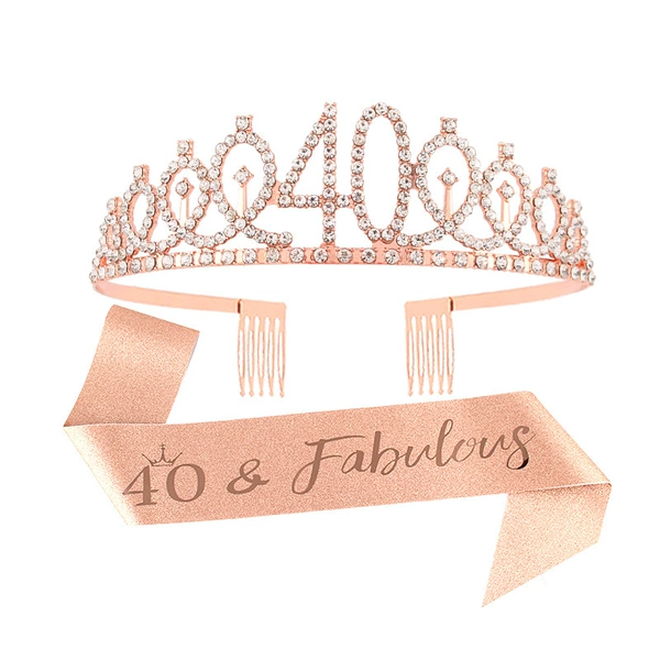 Golden set, 40, pink gold