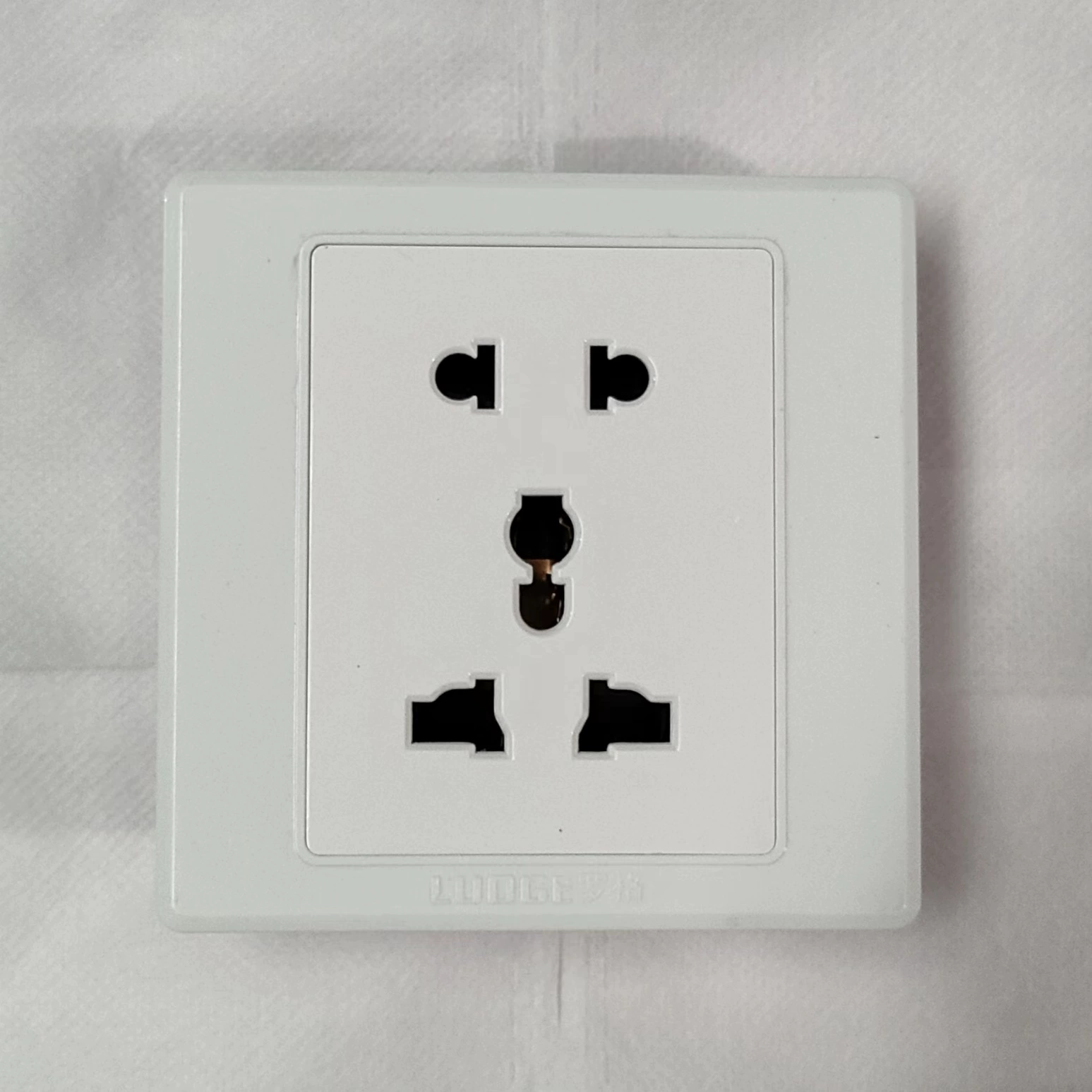 Luoge Wall Ultra-Thin Switch Panel - Lightweight, Multi-Config Electrical Socket Box with Light