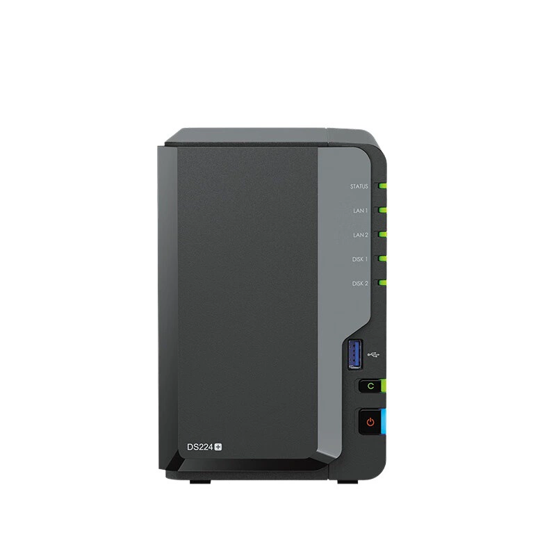 Synology DS224+ quad -core dual -plate NAS network storage server private cloud file storage and sharing