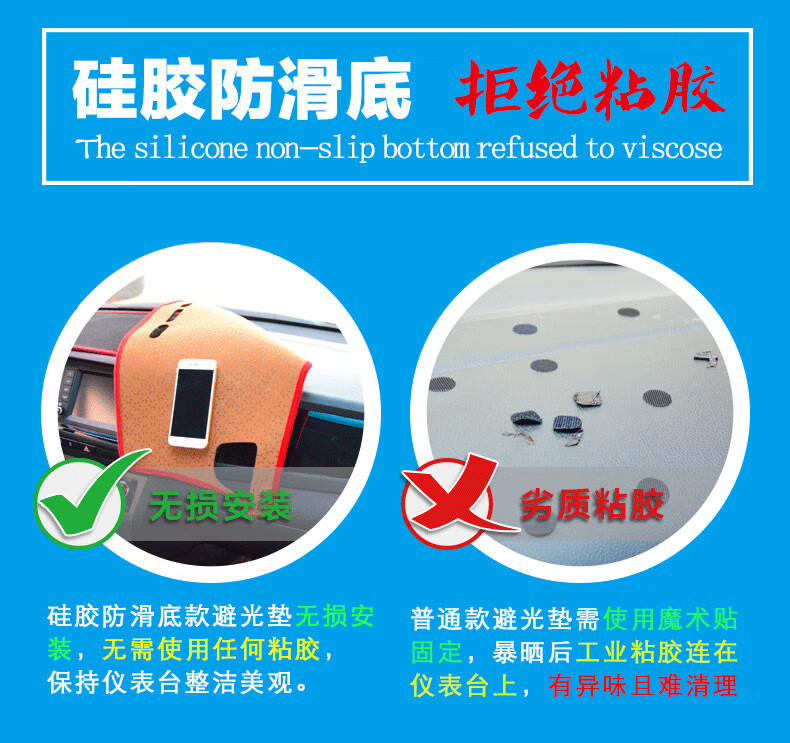 Suitable for 2021 Wuling Rongguang Small Truck Dashboard Mat, 2021 New Rongguang Dashboard Anti-Glare Mat, Anti-Slip and Sun-Resistant