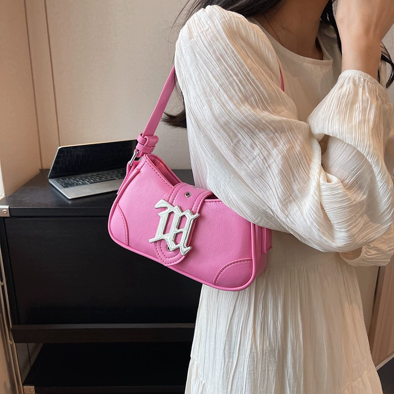 Small shoulder bag, one-shoulder underarm handbag, 23×8×12 cm, lightweight 0.34 kg — multiple colors