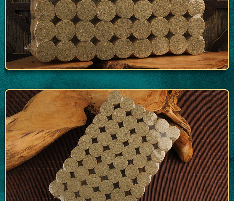Stone-Ground Moxa Cones Ai Zhu 54 Pieces for Moxibustion Home and Studio Use in use