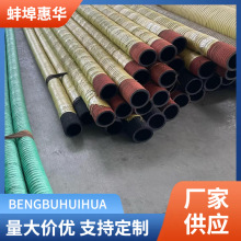 红头耐磨吸砂管钢丝缠绕黑胶管耐压软管非洲加纳抽沙管吸排橡胶管
