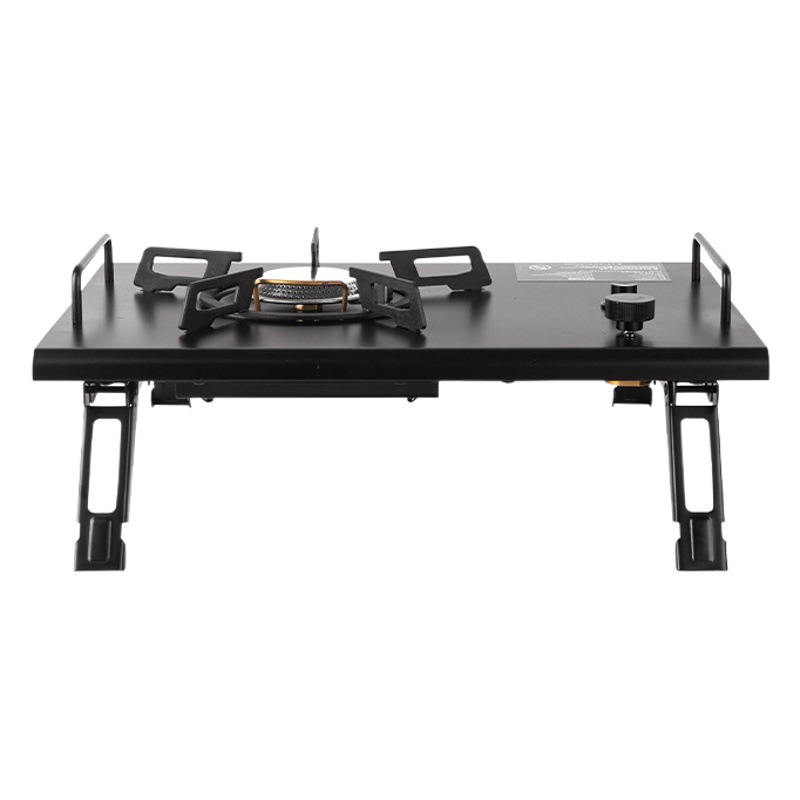 Tarjeta plegable al aire libre estufa de camping estufa de escritorio utensilios de cocina portátil plegable estufa de gas camping coche pequeña estufa de gas