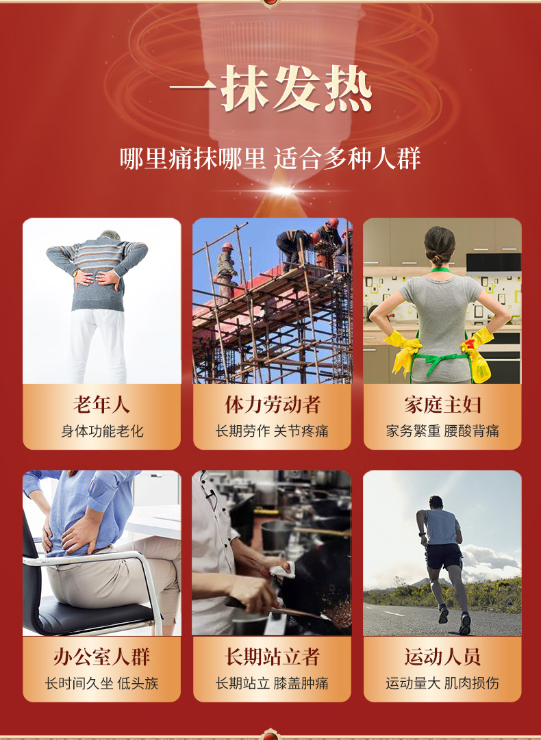 Tougu Liquid Roller Ball Massage Gel for Neck Shoulder Waist Knee Joint Care 50ml quality and texture