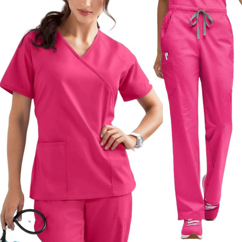Cross-border Bath SPA Spa Work Clothes Pet Hospital Female Doctor Nurse Comfortable Wash Clothes Inner Brush Hand Clothes