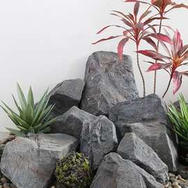 仿真泡沫石头摆件园林假石头拍摄道具室内雕塑模型造景庭院景观石