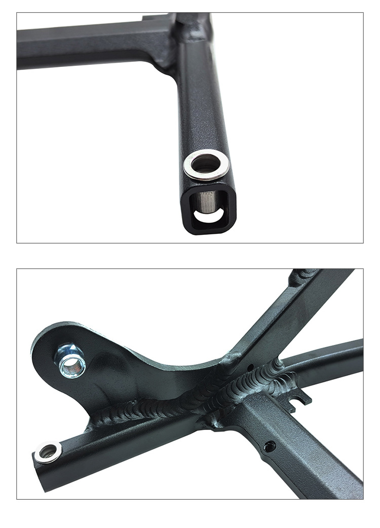 Hengjian Two-Stroke Z300 Off-Road Motorcycle Szc Original Aluminum Alloy Subframe Black Rear Tail Frame Connection