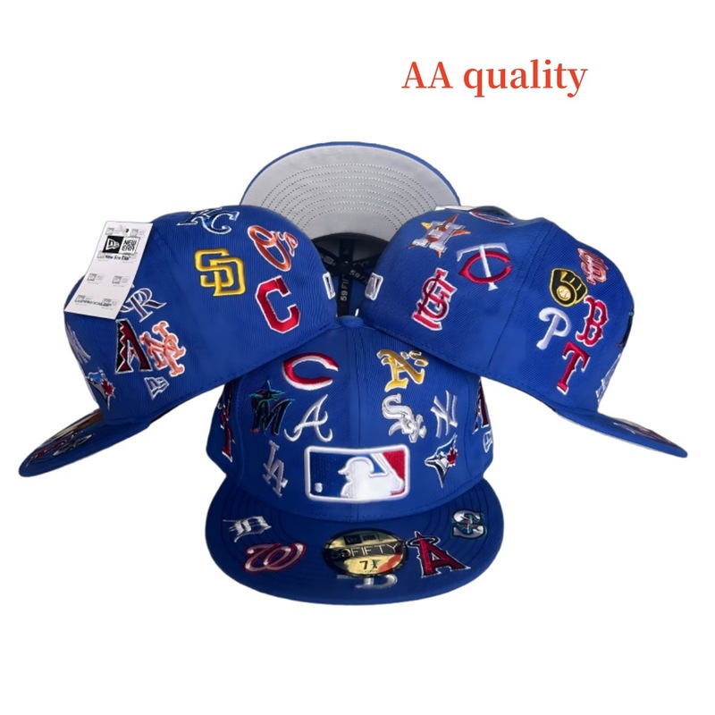 2025 新ホット販売クロスボーダー外国貿易 AA エンジェルビッグヘッド刺繍野球立体パターンフラットつばサイズ帽子|undefined