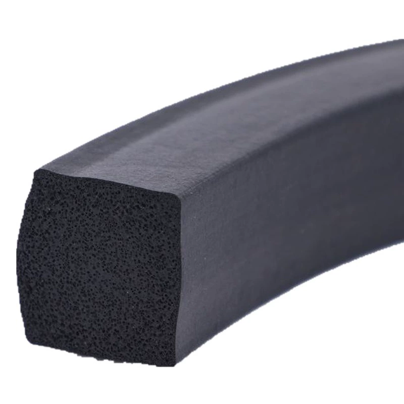 Уплотнительная лента из вспененного каучука EPDM, цельная губчатая лента, износостойкая резиновая лента для электрических шкафов