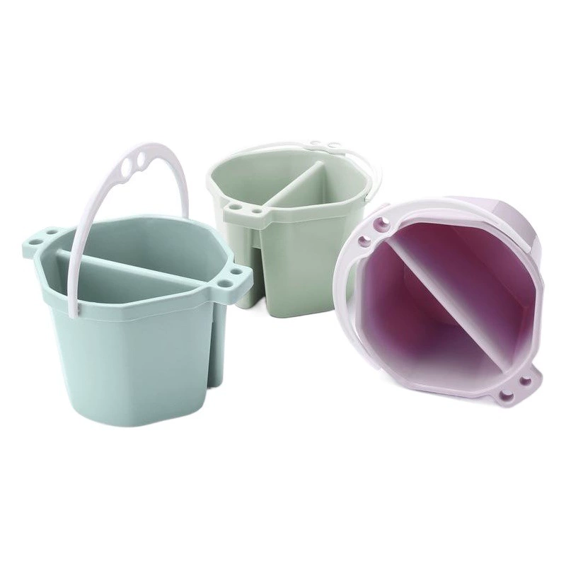 Портативное ведро 2 сетки гуашь картина маслом Акварельная живопись Краска Ручка для мытья ведро цвет пластик