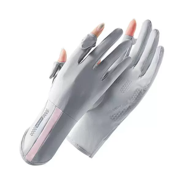 Middle long light gray