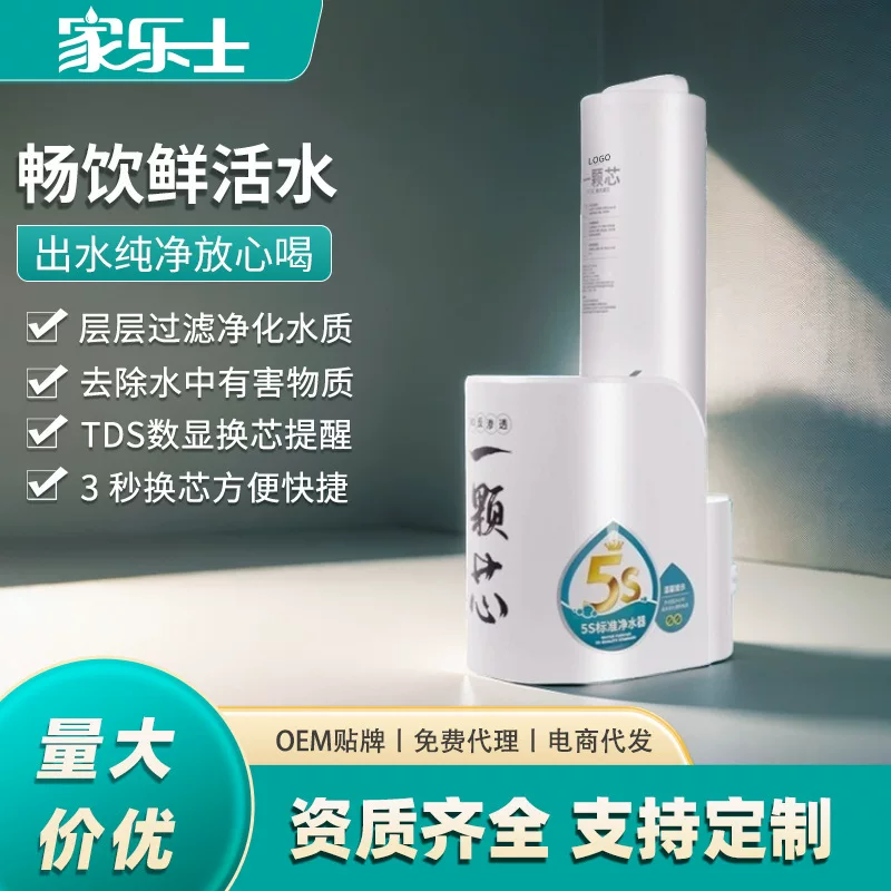 Water purifier Household Kitchen Dedicated Drink Cleaner Drinking Machine Large Capacity Puritic Purple Purifier Complex Filter Reta Inverse Schi Water