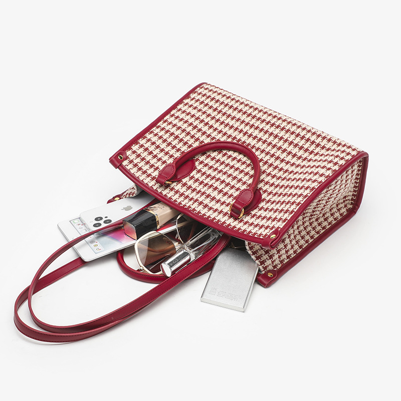 2024 niche tote women with capacity briefcase, versatile for work, commuting, computer , one shoulder portable large_voghion.com